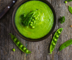 Spring Asparagus, Leek + Pea Soup – Farmacopia