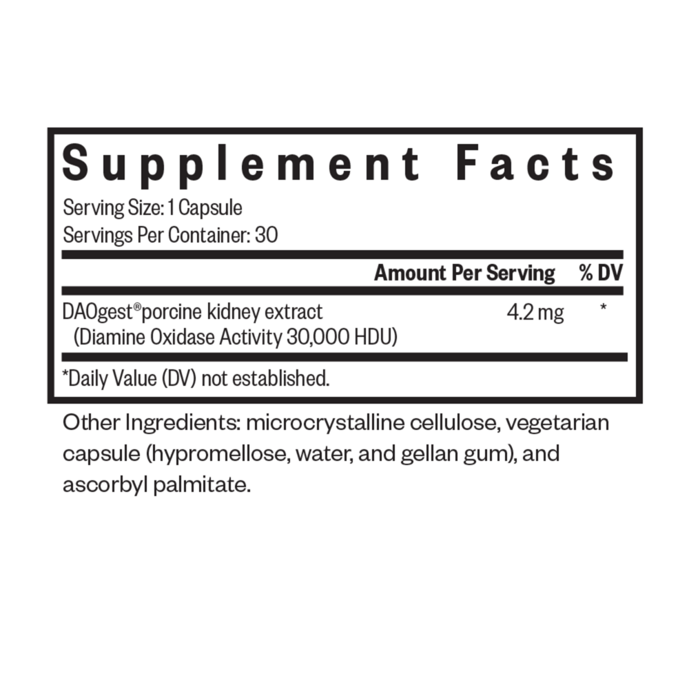 DAO Enzyme (formerly known as Histamine Block & Histamine Digest) alt-2