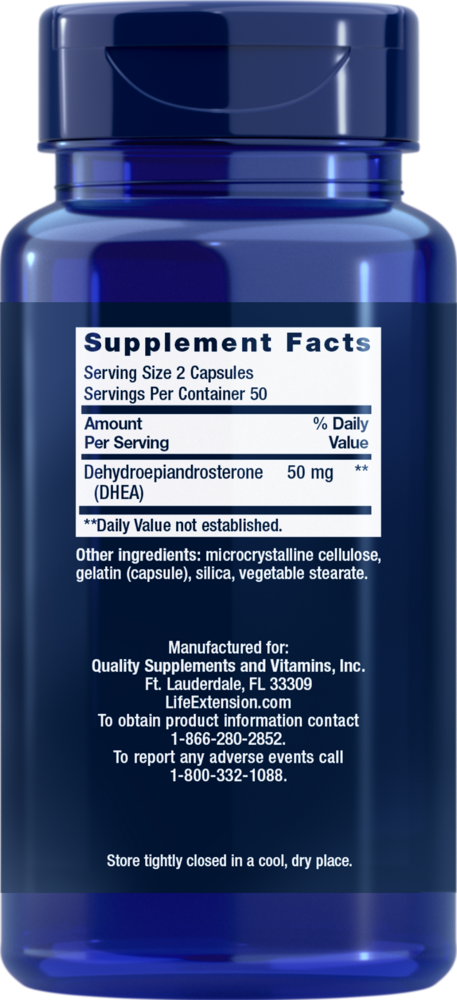 Life Extensions DHEA 25mg alt-2