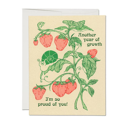 Another Year of Growth - Birthday Greeting Card