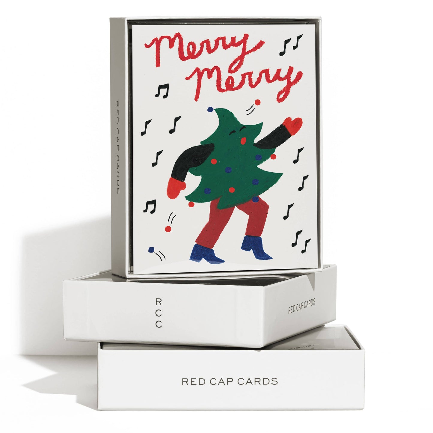 Dancing Tree holiday greeting card: Singles