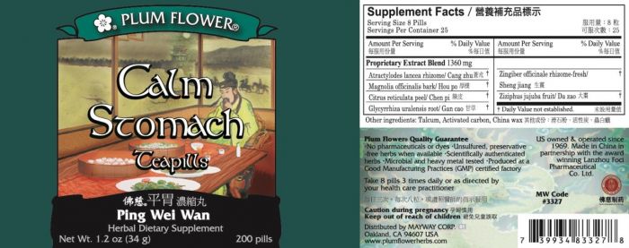 Calm Stomach teapills