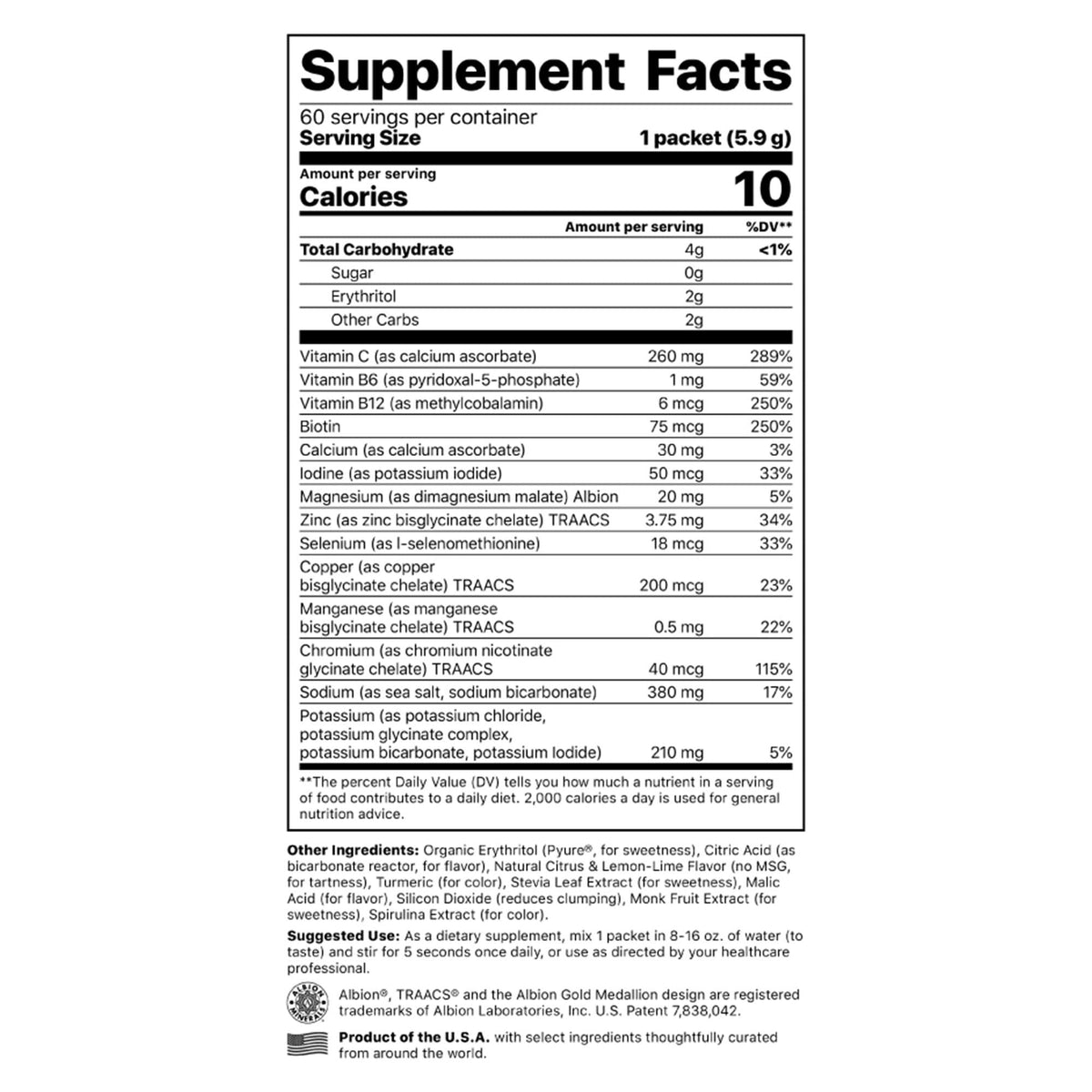 Electrolyte Supreme Lemon Lime Packets alt-1
