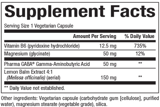 supplement facts natural factors mind retreat