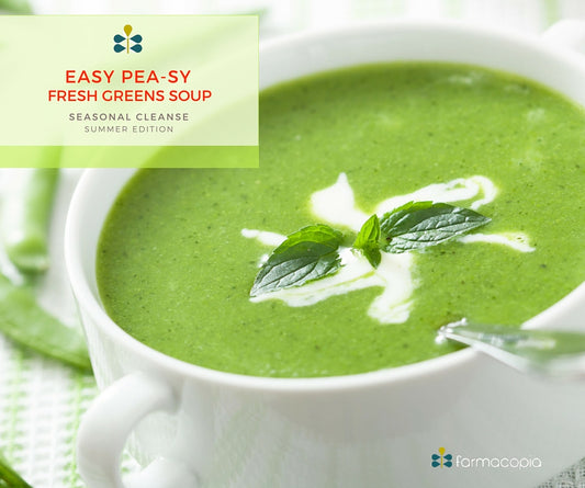 Easy Pea-sy Fresh Greens Soup