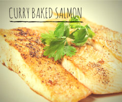 Curry Baked Salmon