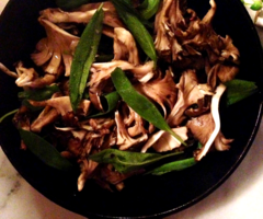 Pan-Roasted Maitake with Crisped Sage