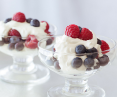 Berries + Coconut Cream