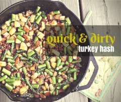 Quick & Dirty Turkey Hash