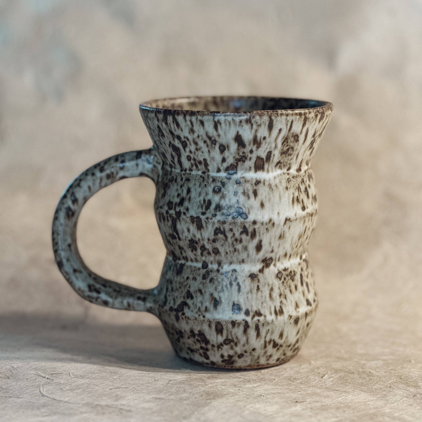 Angled Mug: Dark Brown