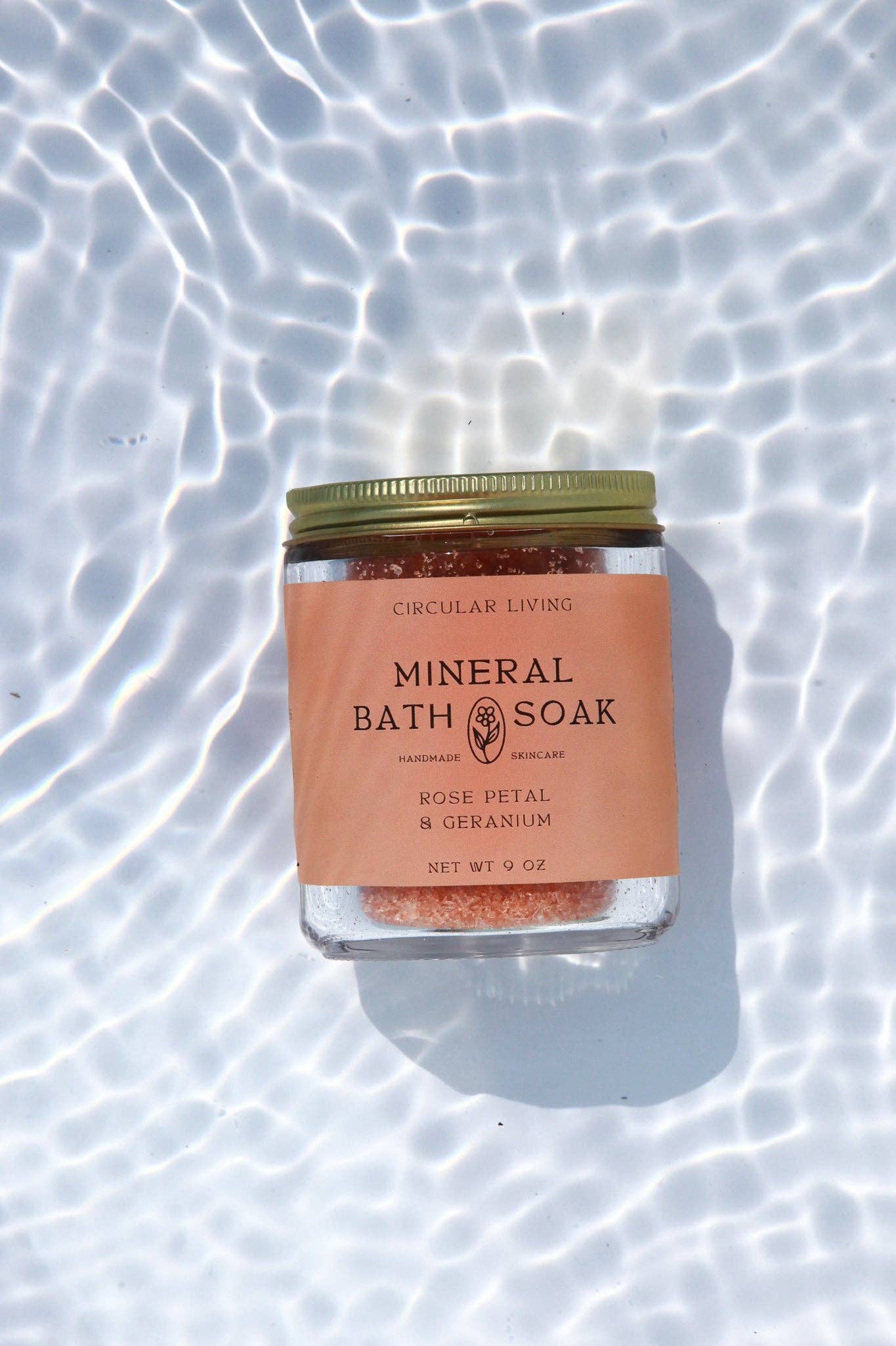 Mineral Bath Soak, Rose Petal & Geranium