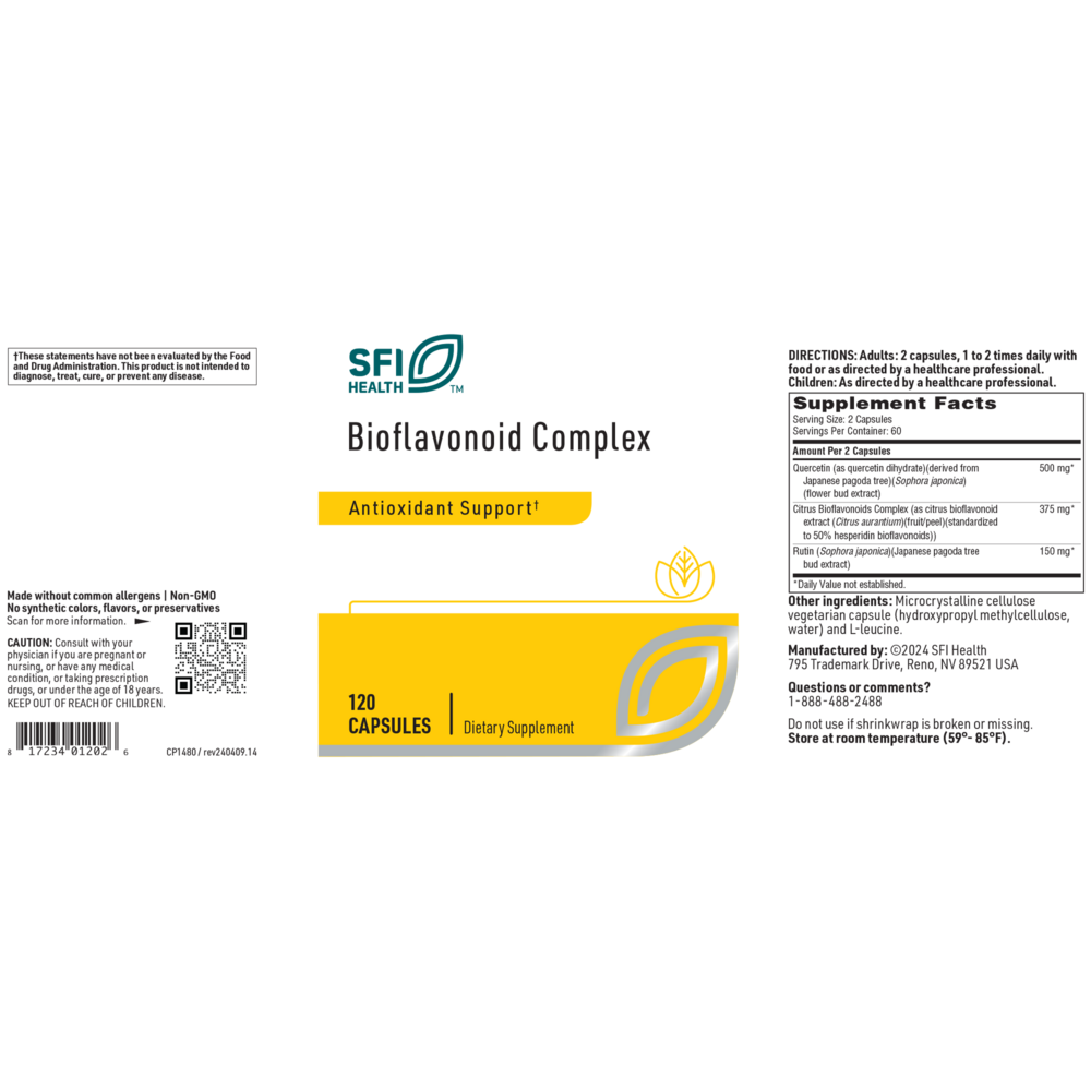 Bioflavonoid Complex Klaire Labs/SFI Health