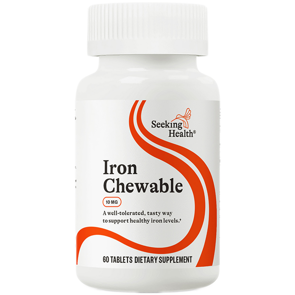 Seeking Health Chewable Iron 10mg