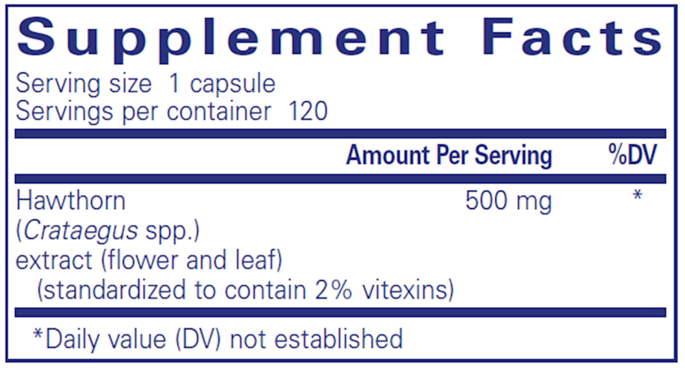 Pure Encapsulations Hawthorn Extract
