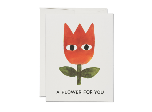 A Flower - Friendship Greeting Card