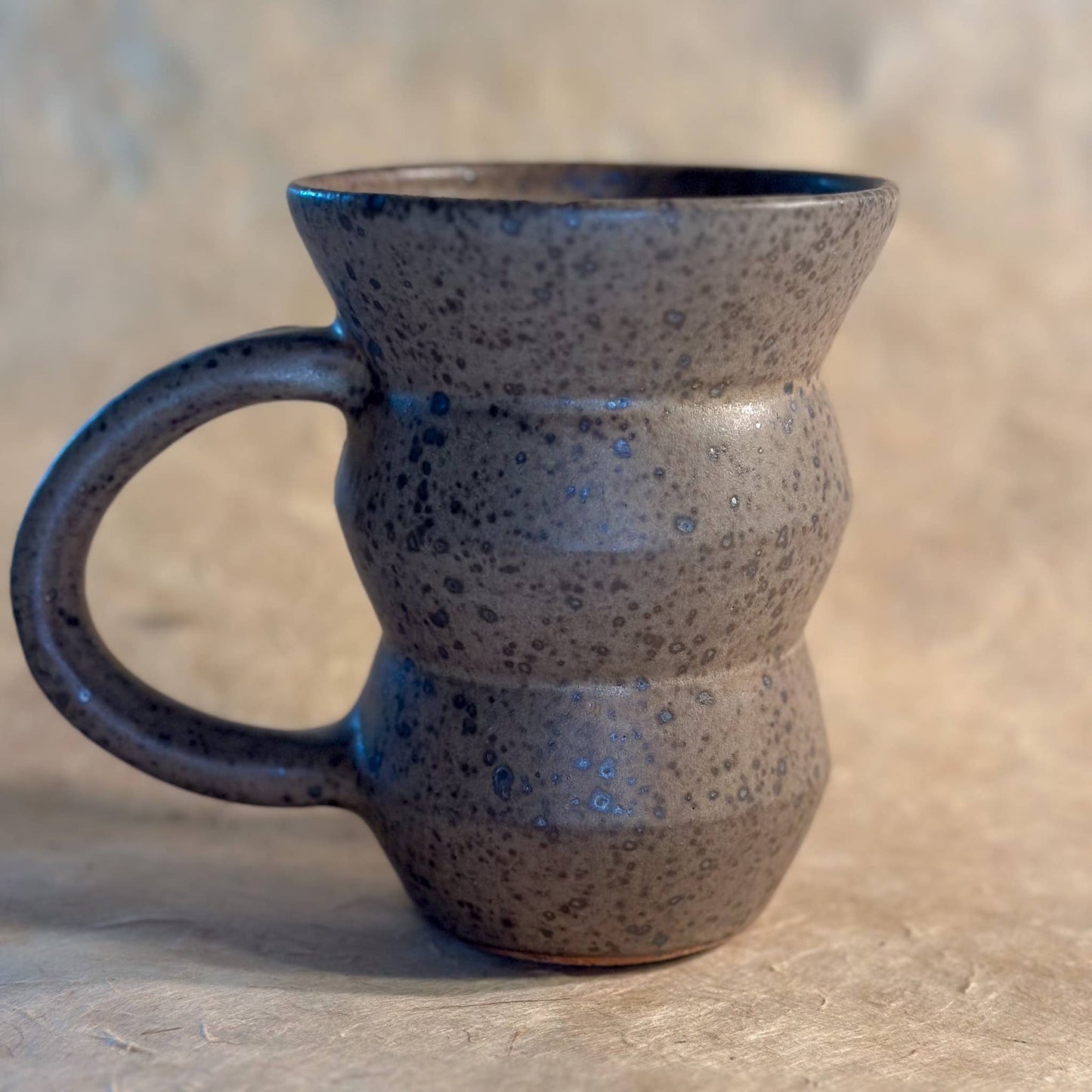 Angled Mug: Dark Brown