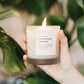 Lavender + Cedar Frosted Candle