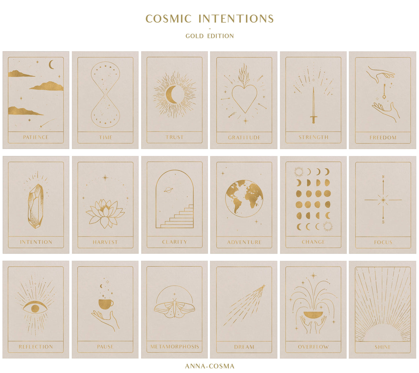 Cosmic Intentions Card Set