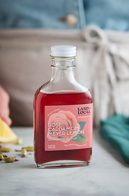 Rose Cardamom Meyer Lemon Syrup