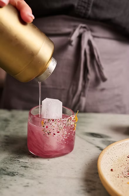 Rose Cardamom Meyer Lemon Syrup