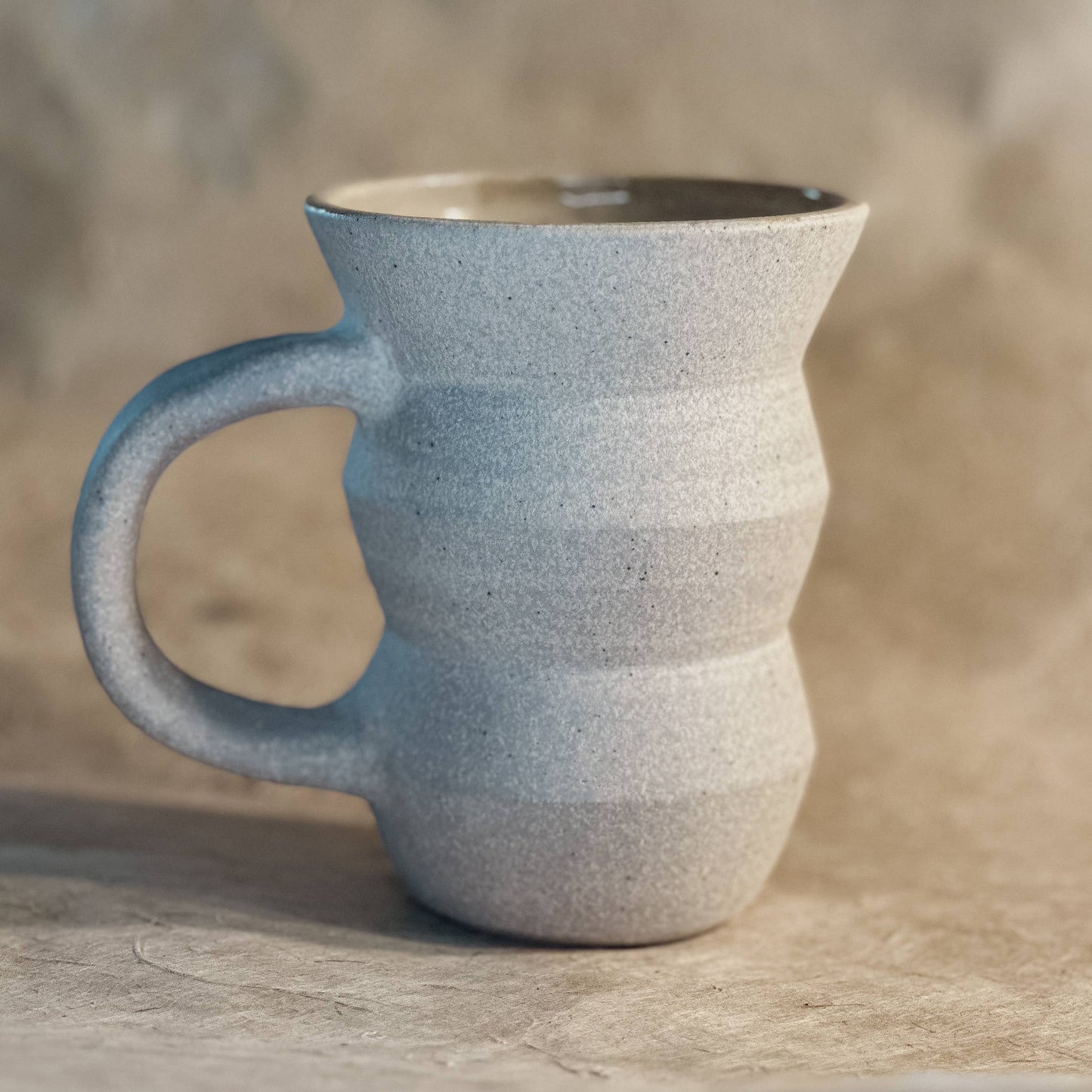 Angled Mug: Dark Brown