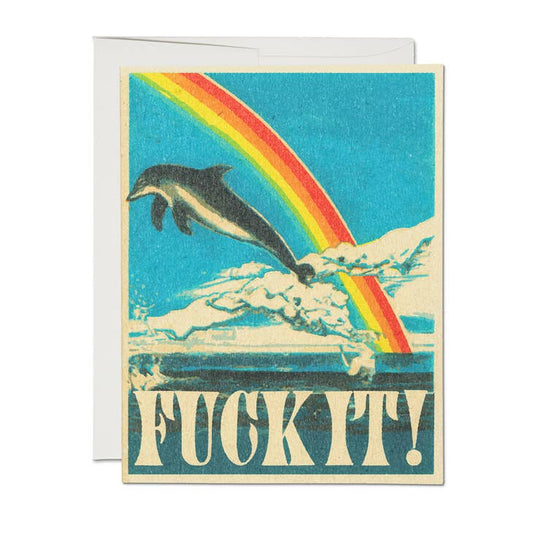 Dolphin - Encouragement Greeting Card