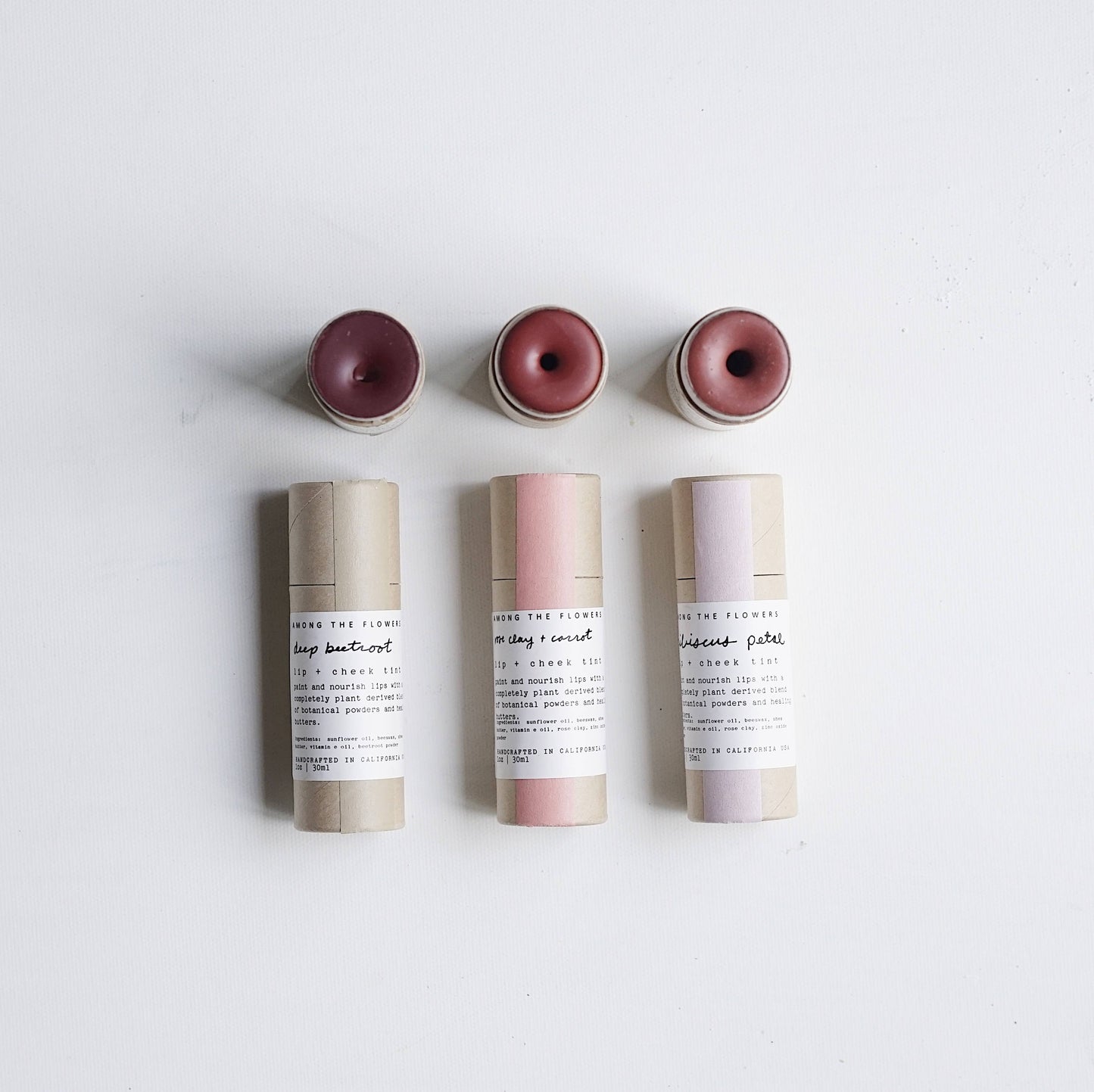 Lip and Cheek Tint: Rose Clay + Carrot