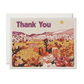 Desert Thanks thank you greeting card: Singles