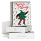 Dancing Tree holiday greeting card: Singles