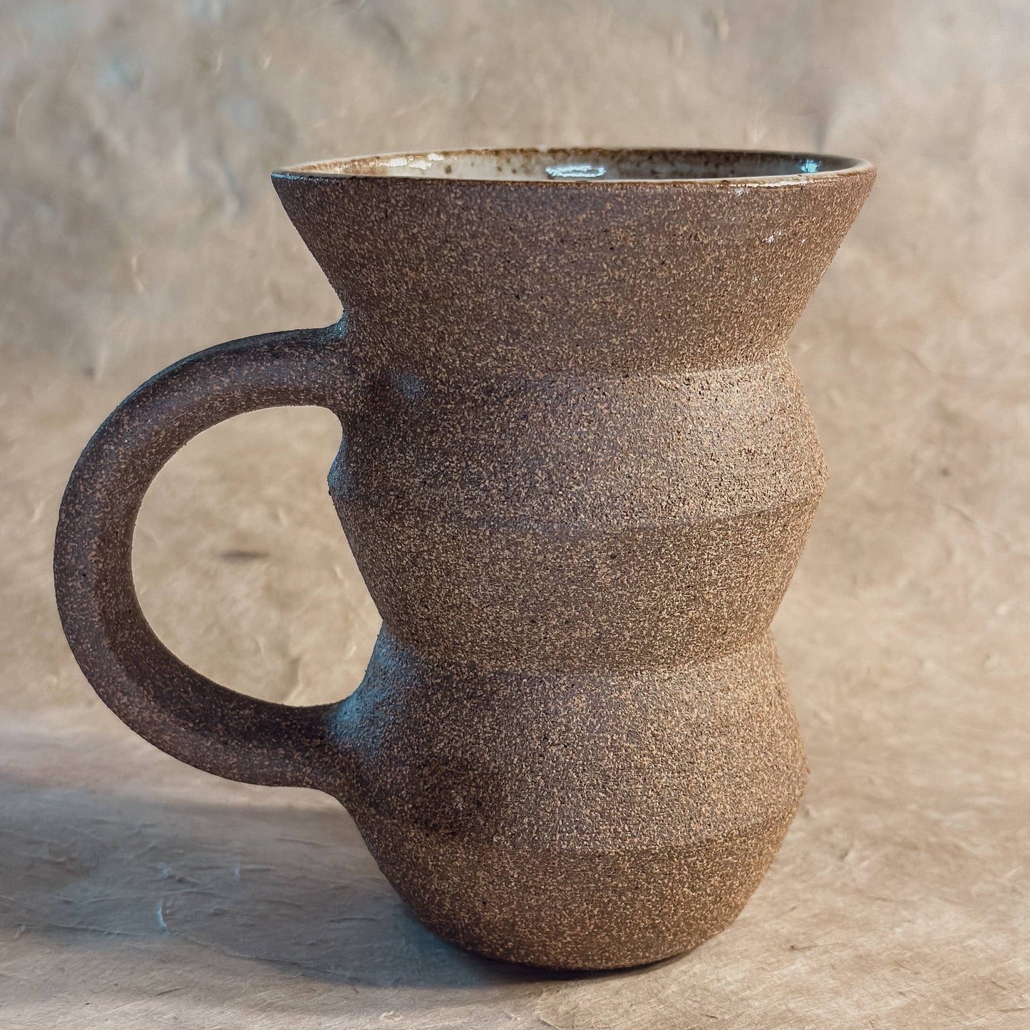 Angled Mug: Dark Brown