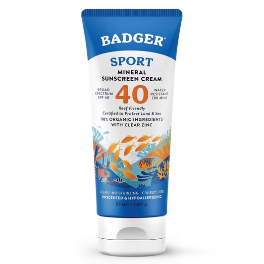 Badger SPF 40 Sport Mineral Sunscreen