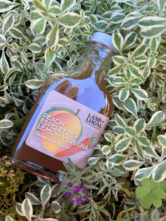 Peach Espelette + Lemon Verbena Botanical Mixer