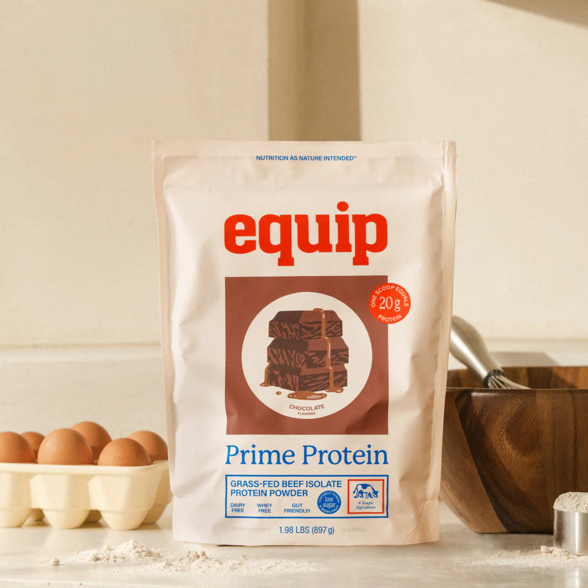 Prime Protein Chocolate : Grass Fed Beef Isolate