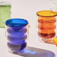 Colored Double Layer Glass Cup: Green