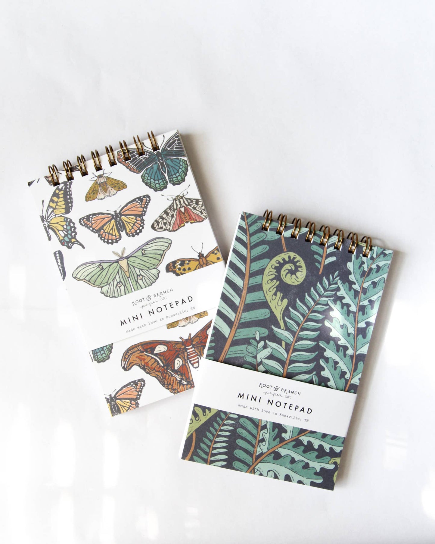 Forest Fern Mini Spiral Notepad