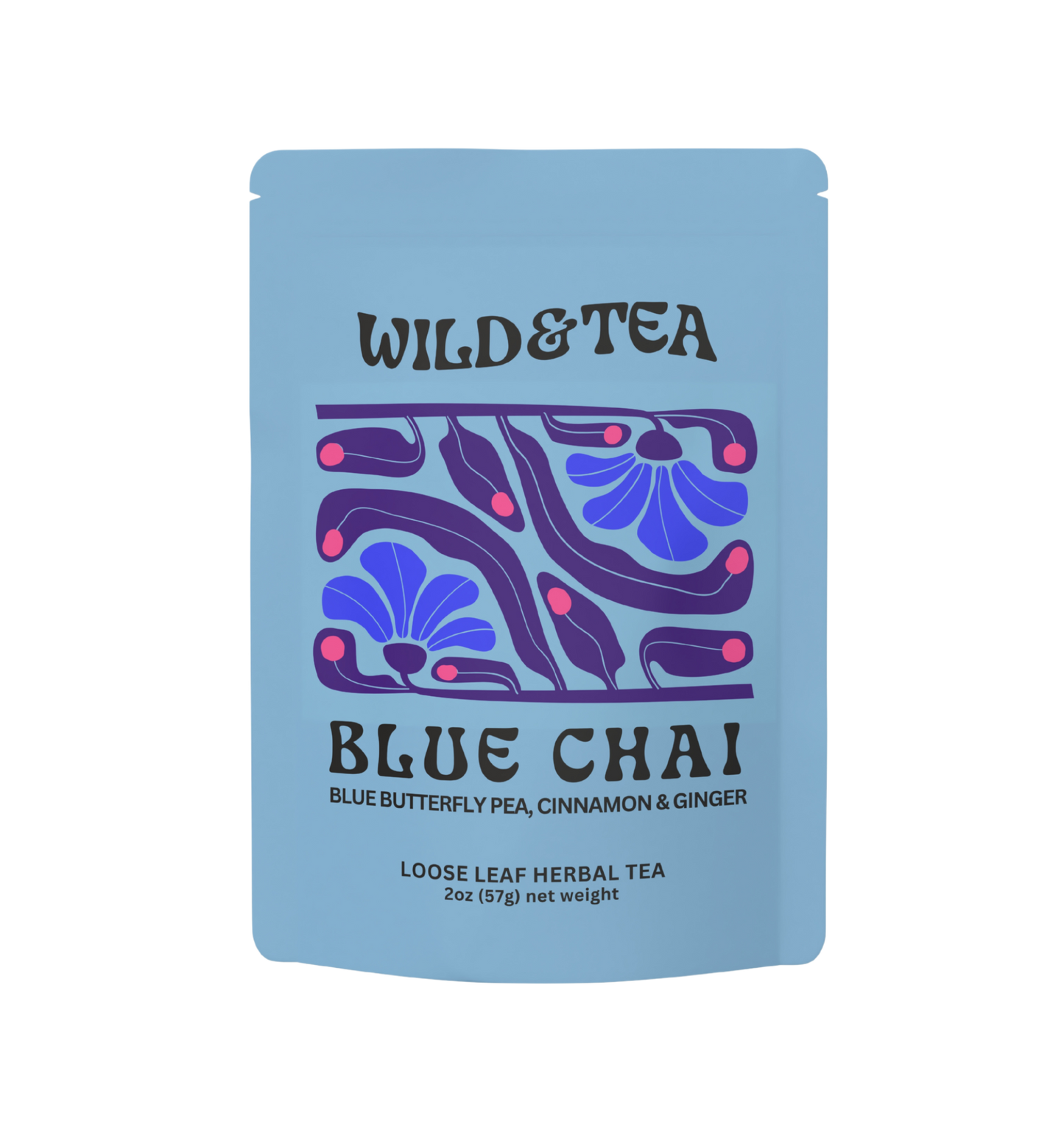 Blue Chai Herbal Tea: 2oz