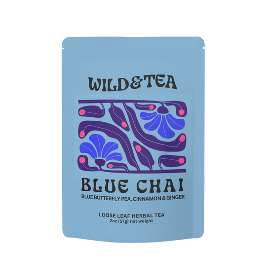 Blue Chai Herbal Tea: 2oz