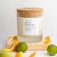 Hello Sunshine Frosted Candle