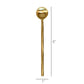 Miro Spoon, Brass - Long