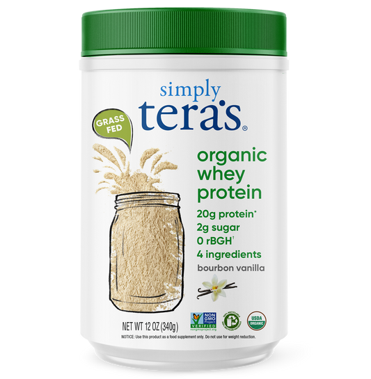 Organic Whey Protein: Bourbon Vanilla / 12oz