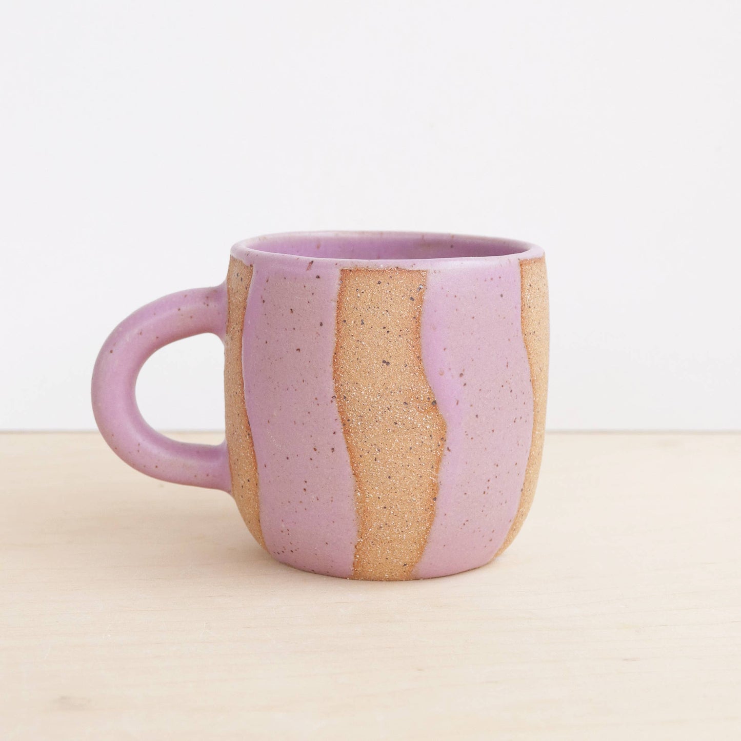 Handmade Ceramic Coffee Mug - 10oz: White