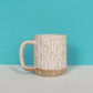 Fat Honeycomb White Mug: 12oz