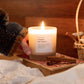Cabin Retreat Frosted Candle (Seasonal)