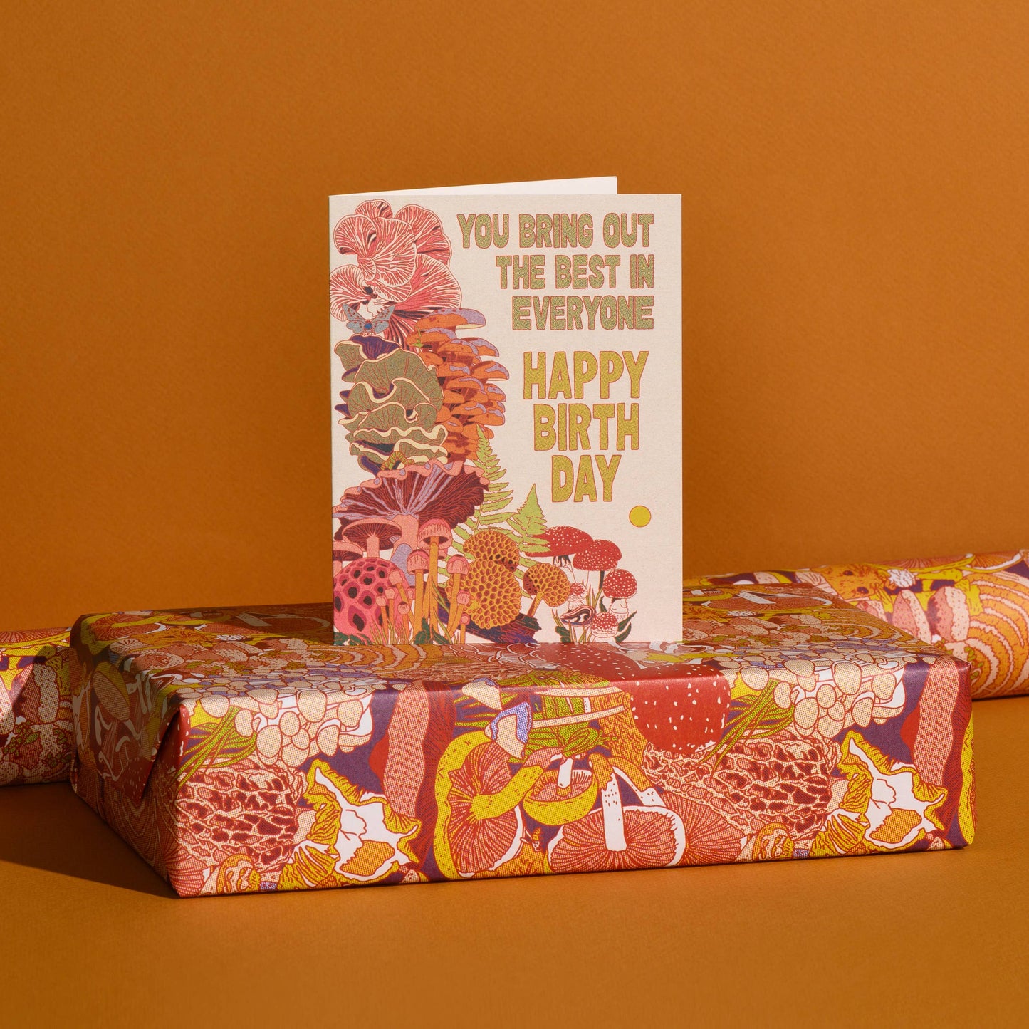 Fungi Birthday greeting card: Single alt-1