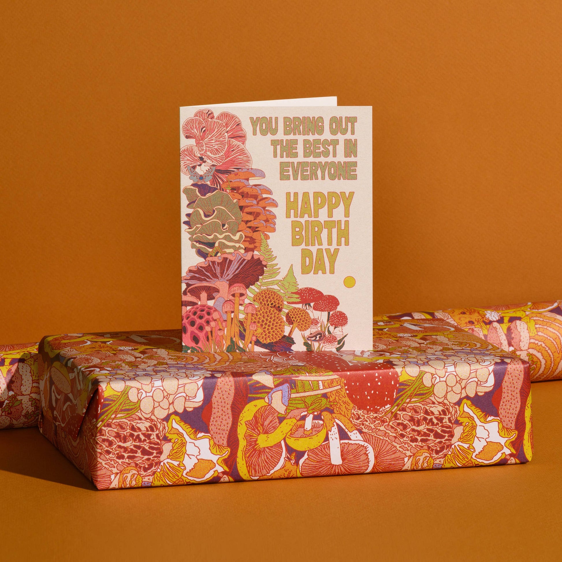 Fungi Birthday greeting card: Single alt-1