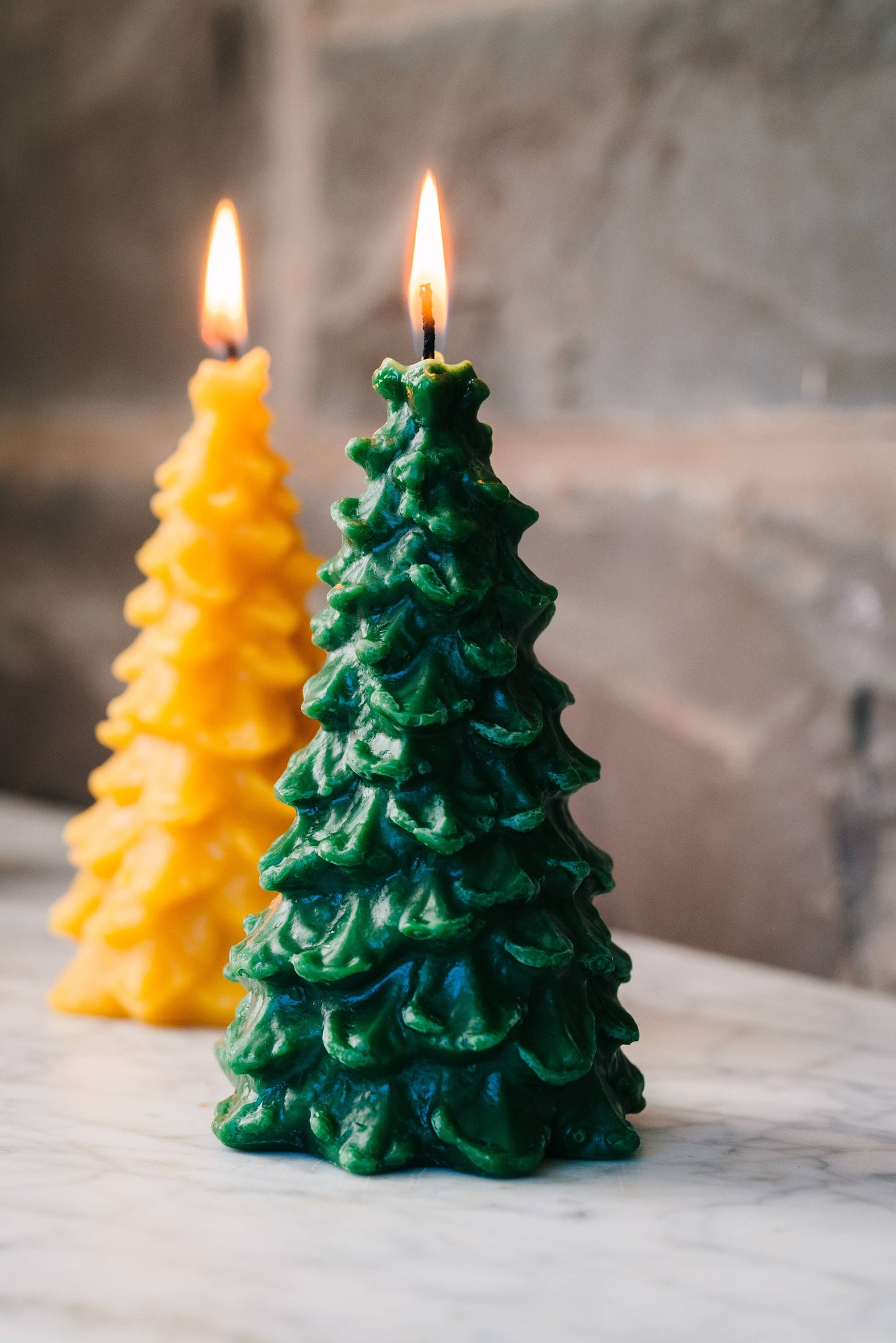Beeswax Evergreen Trees: Green