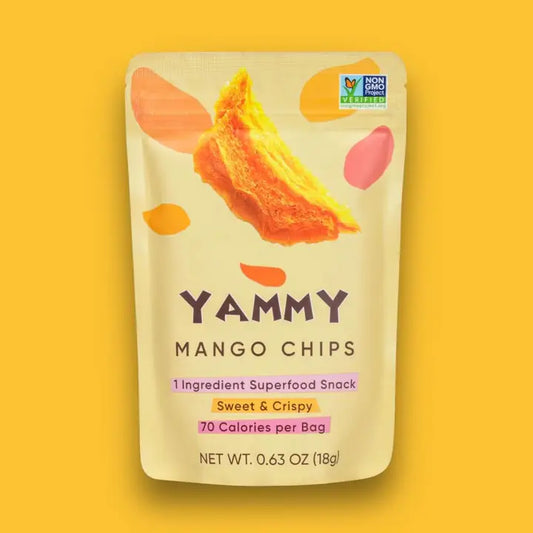 Dried Mango Chips Snack Pack: Gluten Free, Vegan