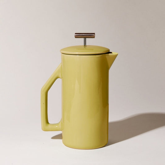 Ceramic French Press-Chartreuse