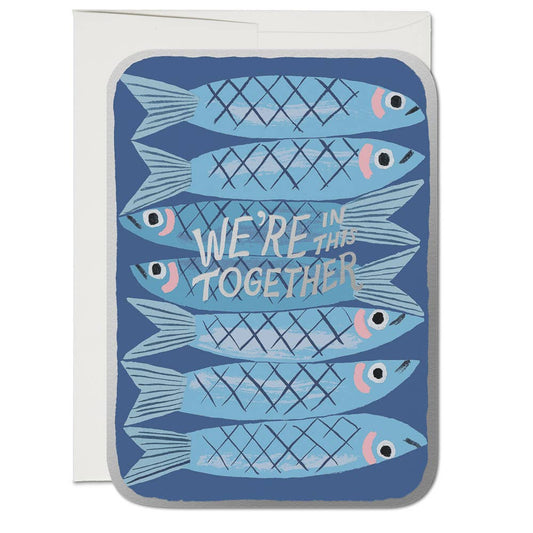 Sardines encouragement greeting card