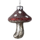 Wide Glass Mushroom Ornament